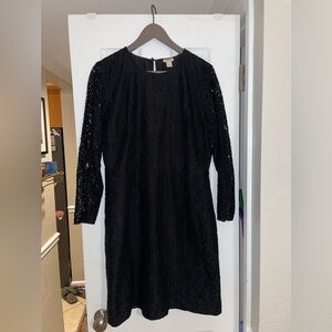 J. Crew Black Lace Dress